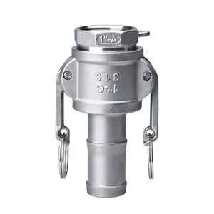 Stainless Steel Hose Quick Camlock Couplings Camlock Suitable For Industrial Hose Fitting