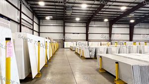 ชั้นวางแผ่นหินเหล็ก SANDE ขายดีจากโรงงาน ป้องกันการกัดกร่อน ชั้นวางแผ่นควอตซ์สำหรับคลังสินค้า - Product Image 5