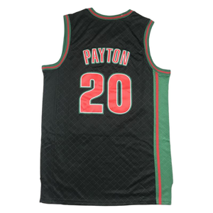 Seattle Super Sonics 2026 para Hombre, Talla 20 #   Gary Payton 40 #   Camiseta <span class=keywords><strong>de</strong></span> Baloncesto <span class=keywords><strong>de</strong></span> Verano Shawn Kemp, Cosida, <span class=keywords><strong>100</strong></span>% Poliéster, para Fanáticos del Deporte - Product Image 6