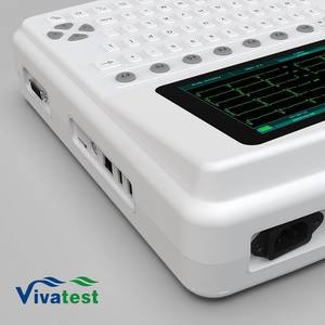 เครื่องตรวจคลื่นไฟฟ้าหัวใจแบบพกพา พร้อมจอแสดงผลสัญญาณชีพหลายค่า แบตเตอรี่ในตัว ได้รับการรับรองมาตรฐาน CE สำหรับใช้ในโรงพยาบาล - Product Image 3