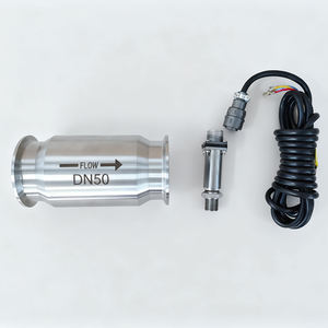 2インチステンレス鋼クランプオンミルクアルコール液体流量計ディーゼル燃料インジケータ4-20mAパルス出力OEMカスタマイズ可能 - Product Image 5