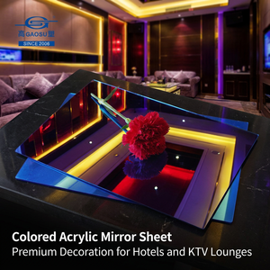 <span class=keywords><strong>Plaque</strong></span> en acrylique miroir PMMA colorée durable <span class=keywords><strong>de</strong></span> 2 mm et 3 mm pour panneau <span class=keywords><strong>de</strong></span> fond <span class=keywords><strong>de</strong></span> scène <span class=keywords><strong>de</strong></span> mariage et merchandising visuel - Vente en gros - Product Image 3