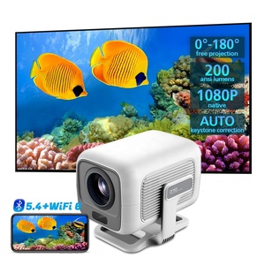 <span class=keywords><strong>Mini</strong></span> Proyector Portátil WiFi 6 BT para Laptop, Compatible con Películas en 1080P y 8K Full HD, Enfoque Automático Inteligente, Keystone, Android 14, para el Hogar - Product Image 1