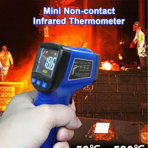 Temassız dijital lazer kızılötesi termometre sanayi için
