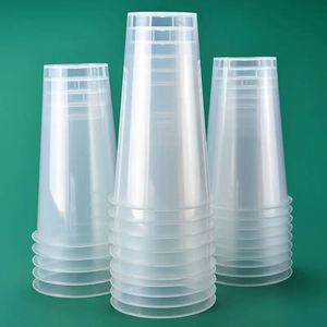 Vasos Desechables de Plástico PP de Pared Simple de 90 mm, 380 ml/520 ml/700 ml para Bebidas Frías y Calientes - Product Image 3