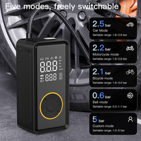 Compresseur d'air portable, gonfleur de pneus électrique sans fil, mini pompe à air pour voiture, gonfleur rechargeable 150 PSI pour pneus de voiture
