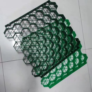 Dalles en plastique emboîtables alvéolées stabilisées aux UV, perméables en PEHD, pour aménagement paysager, drainage intensif, jardins, parcs, barrages, écoles - Product Image 5