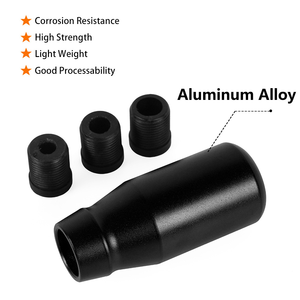 Universal 78cm <strong>Crystal</strong> Aluminium Alloy GearShift <strong>Knob</strong> 8/10/12 Adapter for Camry Golf Civic Car Modification - Product Image 4