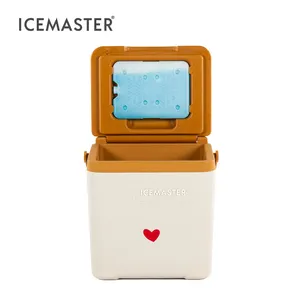 Ice Master Beliebte Fabrik Großhandel 7l Camping Eis kühler Leicht zu tragen PU Schaum Hartplastik Eis kiste