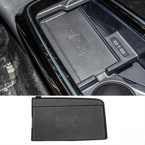 Alfombrilla <span class=keywords><strong>de</strong></span> Goma para Carga Inalámbrica 11D863330A, Caja <span class=keywords><strong>de</strong></span> Almacenamiento, Base Antideslizante para VW ID4X ID6X, Accesorios Interiores para Auto 11D 863 330A - Product Image 5