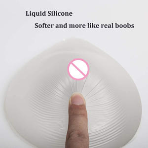 Prothèse mammaire en silicone non adhésive en forme de goutte d'eau, 1 pièce, pour mastectomie - Product Image 2