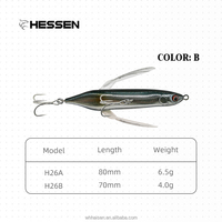 Leurre Hessen 6,5g 80mm en forme de libellule pour la pêche en bateau en mer de bar, brochet, marlin – Leurre de surface Whopper Plopper
