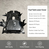 Ventes directes d'usine YIPEI, cache-moteur pour Honda Civic FE FL 11e génération 2022+, cache inférieur du réservoir de carburant 74110-T31-H00