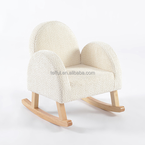 Chaise pour chambre d'enfant, chaise à bascule pour enfant, tissu en peluche pour se détendre - Product Image 1