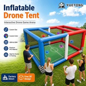 Arena Gonfiabile Portatile per Droni, <span class=keywords><strong>Campo</strong></span> da Calcio Commerciale <span class=keywords><strong>in</strong></span> PVC per Sport all'Aperto, Tenda Resistente e Facile da Montare - Product Image 4