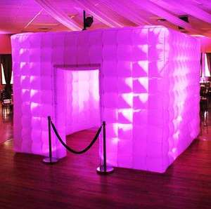 다채로운 맞춤형 대형 풍선 나이트클럽 텐트 풍선 바 텐트 포토 부스 휴대용 풍선 큐브 텐트 - Product Image 1