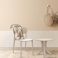 Table de salle à manger italienne en plastique de conception originale table basse de haute qualité 551-APP table haute