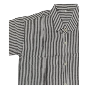 Sudadera con Capucha Clásica para Hombre, Logotipo Personalizado, Botones Metálicos Retro, Tejido de Algodón Teñido, Estilo Casual Holgado, ODM - Product Image 3