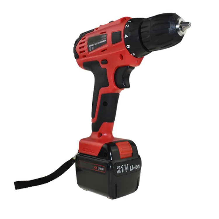 X.J P. China supplier powerful 2.0Ah Battery cordless electric drill power hand impact drill