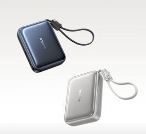 แบตสำรอง <span class=keywords><strong>Baseus</strong></span> PicoGo AC22 Ultra Mini พร้อมสาย USB-C ในตัว ความจุ 20000mAh 45W สีดำคอสมิก รุ่น E00294 มีสินค้าพร้อมส่ง - Product Image 2