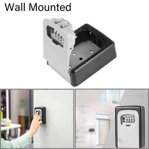 Boîte de verrouillage à clé à combinaison à 4 chiffres de conception moderne OEM Coffre-fort mural réarmable pour clés de maison - Product Image 4