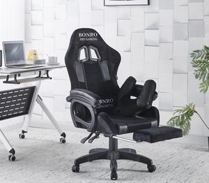 <span class=keywords><strong>Silla</strong></span> Gamer Ergonómica con Tapicería, Soporte Lumbar, Reposacabezas, Altura Ajustable y Giratoria - Product Image 5