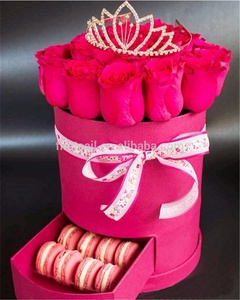 Boîte à fleurs en papier, livraison gratuite, gold, vente de luxe - Product Image 4