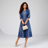 Robe plissée Miyake élégante à taille élastique et coupe évasée, livraison rapide, qualité supérieure