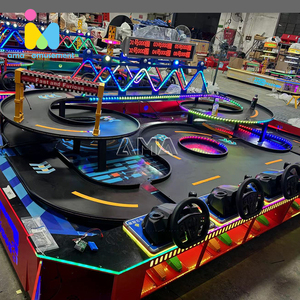 ตู้เกมสวนสนุกตู้เกมสำหรับศูนย์เกมตู้แข่งแข่งแบบนั่งได้4ผู้เล่น - Product Image 4