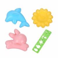 Usine vente dauphin riz moule 4 pièces/ensemble lapin dessin animé bébé boule de riz moule enfants déjeuner Sushi bricolage moule Bento