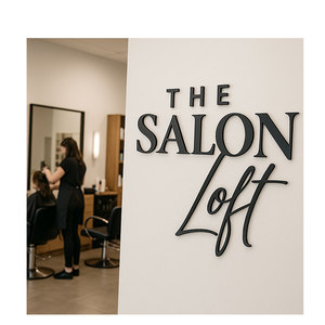 Logo d'entreprise personnalisé 3D <span class=keywords><strong>Salon</strong></span> <span class=keywords><strong>de</strong></span> beauté Ongles Hair Studio Signes acryliques 3D <span class=keywords><strong>Enseigne</strong></span> <span class=keywords><strong>de</strong></span> nom d'entreprise - Product Image 1