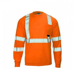 Maglietta da Lavoro Riflettente Classe 3 con Trasferimento Termico, Alta Visibilità, Personalizzabile, Fluorescente, per Uomo, <span class=keywords><strong>Edilizia</strong></span> - Product Image 2