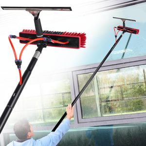 Perche télescopique en fibre de carbone <span class=keywords><strong>pour</strong></span> le nettoyage des fenêtres, anti-rotation, nettoyage ménager, 12 pieds, 16 pieds, 20 pieds - Product Image 6
