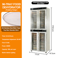 Déshydrateur alimentaire intelligent grande capacité, sécheur multifonctionnel pour fruits, légumes, friandises pour animaux, machine de déshydratation alimentaire