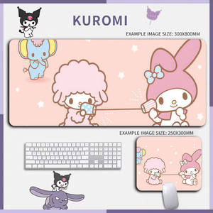 Tapis de souris de <span class=keywords><strong>jeu</strong></span> ergonomique écologique Kulomi de dessin animé avec repose-poignet, impression par sublimation, personnalisable, épaisseur en gros - Product Image 4