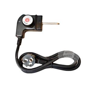 Poêle électrique de style coréen avec cordon d'alimentation, contrôle de la température, prise et coupleur, accessoires pour hot pot électrique - Product Image 1