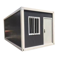 Maison conteneur moderne à panneaux sandwich, durable et à construction rapide, avec isolation respirante, unité modulaire portable pour bureau