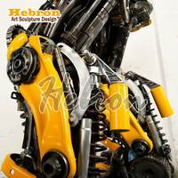 Robot animatronique pour événements et concerts, transformable en statue métallique de 250 cm, modèle 3D, pour le Nouvel An Chinois, grand modèle Blebee Bum