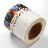 Étiquette en papier texturé avec logo en relief mat, film soft touch, vernis sélectif UV noir, estampage à chaud, gaufrage sculpté pour boissons