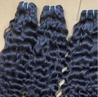 Extensions de Cheveux Humains Vierges Remy 10A Ondulés Naturels Noirs de Birmanie en Gros