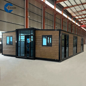 Casa contenedor impermeable prefabricada pequeña casa de cabina con sistema de energía solar para la aventura y la vida de cabina fuera de la red - Product Image 1