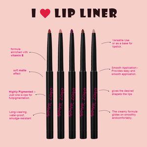 Juego de pintalabios OCHAIN al por mayor, lápiz labial impermeable mate personalizado con etiqueta privada y juego de delineador de labios vegano - Product Image 4