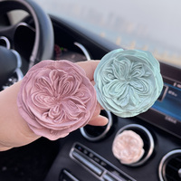 Ornamen parfum penyegar udara Mode bentuk bunga Diffuser klip bentuk bunga dekorasi Interior Aksesori Mobil