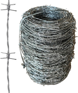 Clôture en fil barbelé galvanisé à <span class=keywords><strong>prix</strong></span> direct usine |   Fil barbelé double torsion <span class=keywords><strong>de</strong></span> haute qualité pour la sécurité des fermes et des périmètres - Product Image 5