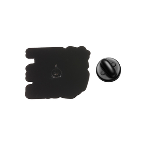 Pin de esmalte con diseño de atitude, base negra, gráfico de <span class=keywords><strong>granada</strong></span>, rosa y texto motivacional, broche para bolsos y ropa - Product Image 5
