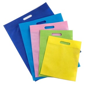 Sac en non-tissé léger et écologique, forme D, imprimé sur mesure, sac de shopping réutilisable, sac promotionnel pour la vente au détail et en gros - Product Image 1