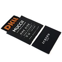 Étiquettes tissées personnalisées avec logo de marque pour vêtements, prix d'usine