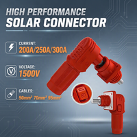 Connecteur de stockage d'énergie 200A/250A/300A DC traversant mur et panneau, borne de connexion rapide IP67 pour armoires de batteries à énergie nouvelle