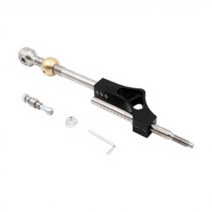 Aluminum Alloy Adjustable <b>Gear</b> Shift Lever For Honda Civic CRX B16 B20 B18 350mm M10x1.5 - Product Image 2