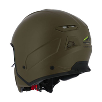 Casques ASTONE MINIJET SK6 ABS Vert Armée Mat Casque Ouvert pour Motocross pour Adultes Hommes & Femmes XS-2XL